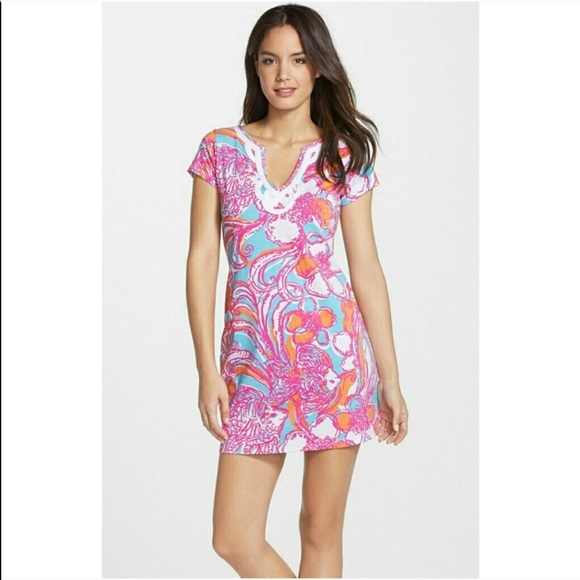 Lilly Pulitzer Dresses & Skirts - Lilly Pulitzer Brewster T-Shirt Dress Shorely Blue